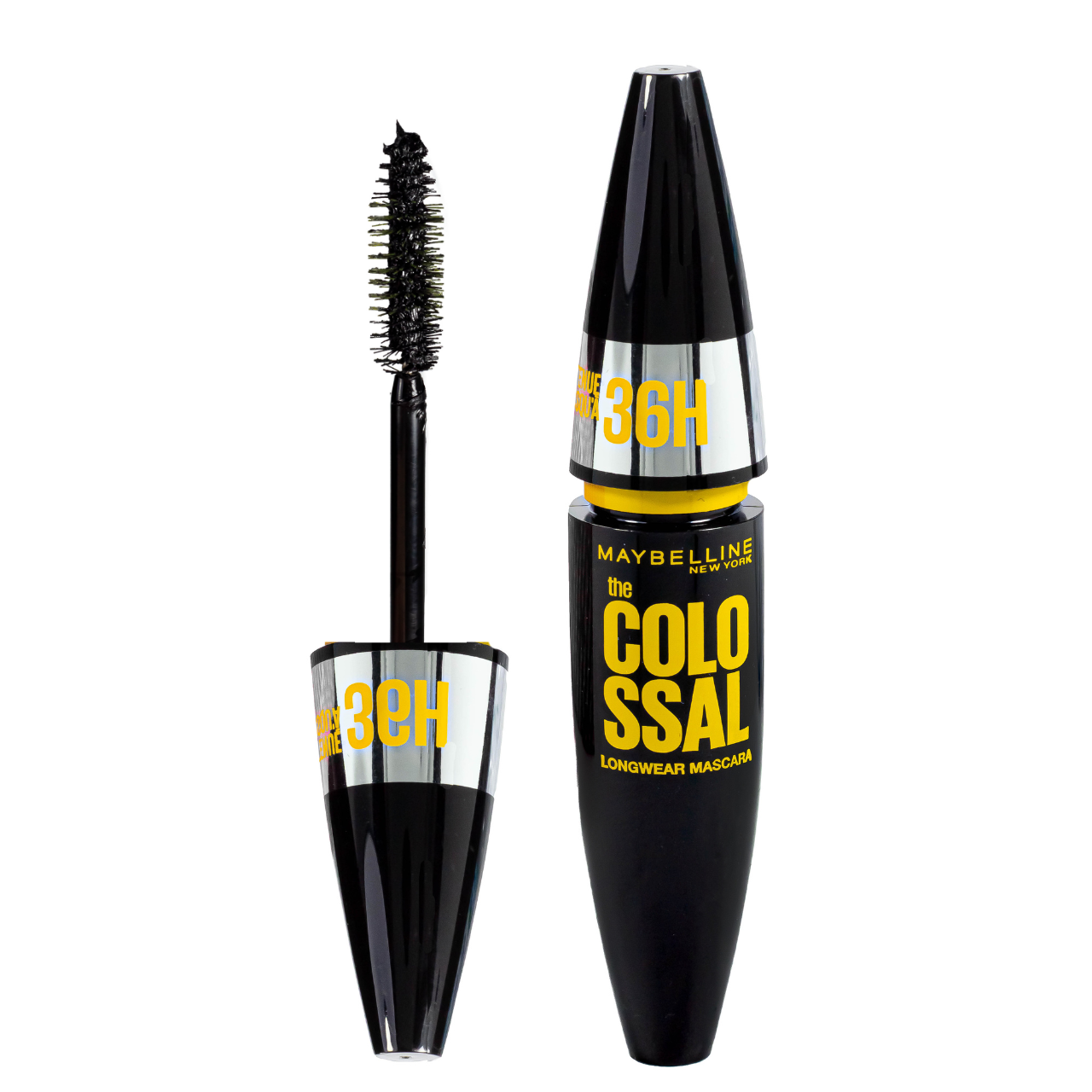 Туш для вій стійка Maybelline New York The Colossal 36H чорна, фото 1