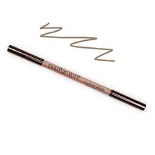 Стійкий восковий олівець для брів із щіточкою Nikk Mole (світло-коричневий)