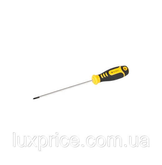 Викрутка магнітна MASTERTOOL MERCEDES Y0х125 мм ручка з TPR покриттям 49-1012    Luxprice, фото 1