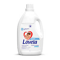 Гіпоалергенне молочко Lovela Baby 0+ для прання білого дитячого одягу та білизни, 2,9 л