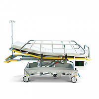 Каталка для переміщення пацієнтів, 4 секції, OSD-A105B, Тележка медична для транспортування пацієнтів