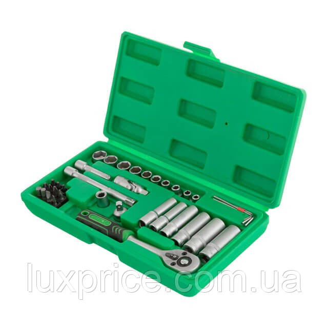 Набір інструментів 36 од., 1/4" INTERTOOL ET-6036SP    Luxprice, фото 1