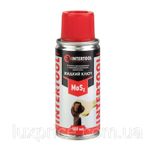 Мастило проникаюче "Рідкий Ключ", аерозоль 100 мл INTERTOOL FS-4110    Luxprice, фото 1