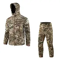 Костюм тактичний Softshell Shark Skin Мультикам