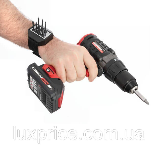 Браслет магнітний будівельний 285×33 мм INTERTOOL SP-1000    Luxprice, фото 1