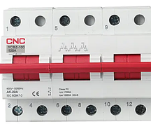 Перемикач вводу-резерву для генератора YCBZ-100 I-0-II 3P 100А CNC