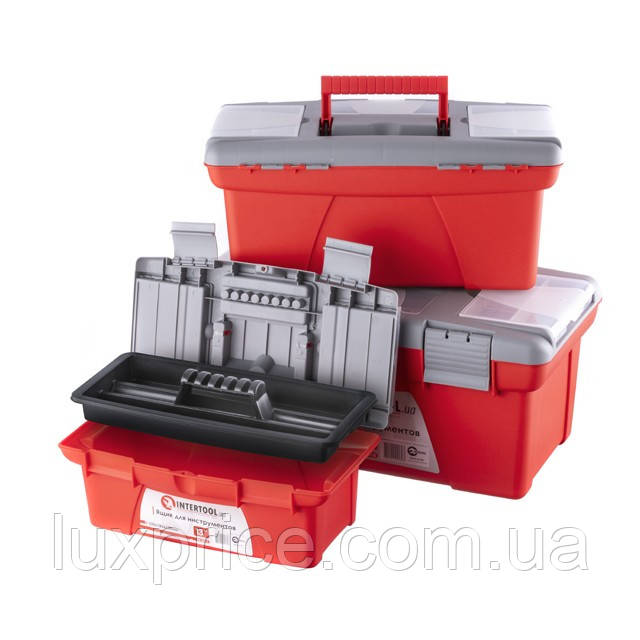 Комплект ящиків для інструменту, 3 од. INTERTOOL BX-0403   Luxprice