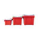 Комплект ящиків для інструменту, 3 од. INTERTOOL BX-0403   Luxprice, фото 3