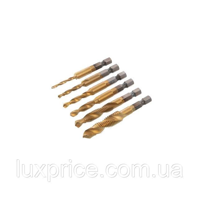 Набір свердел-мітчиків 6ед INTERTOOL SD-5841    Luxprice, фото 1