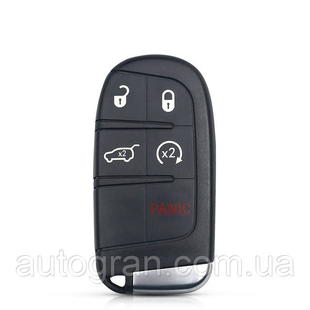 Корпус смарт ключа Chrysler Jeep Dodge 4+1 кнопки