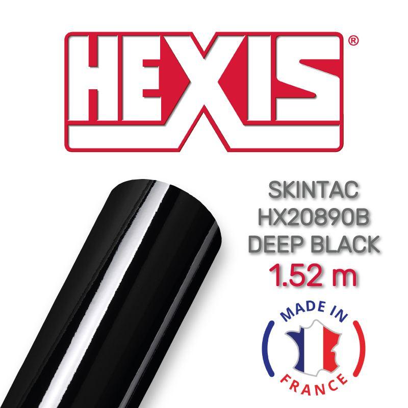 Чорна глянцева плівка Hexis SKINTAC HX20890B Deep Gloss Black 1.524 m, фото 1