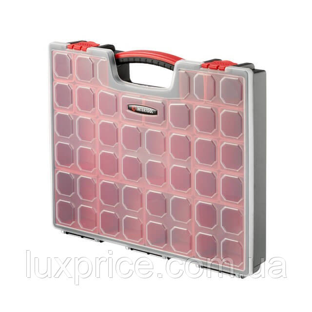 Органайзер 16 ", 24 лотка, 41.5х33х6 см INTERTOOL BX-4033    Luxprice, фото 1