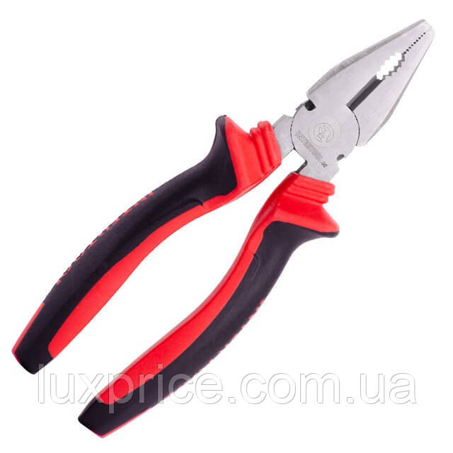 Плоскогубці 180 мм, 40CrV, фосфатовані, поліровані. INTERTOOL NT-0118    Luxprice, фото 1