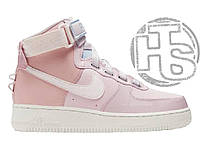 Женские кроссовки Nike Air Force 1 High Utility Force is Female Echo Pink Sail CQ4810-621