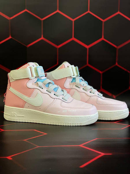 Nike Air Force 1 High Utility Force is Female Echo Pink Sail CQ4810 621 High Top Store 1069165659