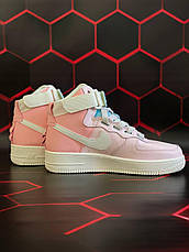 Жіночі кросівки Nike Air Force 1 High Utility “Force is Female” Echo Pink Sail CQ4810-621, фото 6