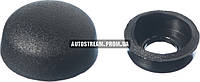 Пластиковая заглушка на шляпку винтов и саморезов, 4*13 мм, цвет черный