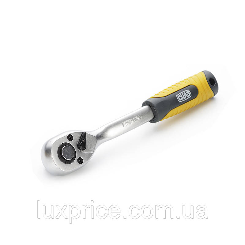 Ключ-тріскавка CrV 1/2 72T (с зігнутою ручкою) Профі СИЛА 257009    Luxprice, фото 1