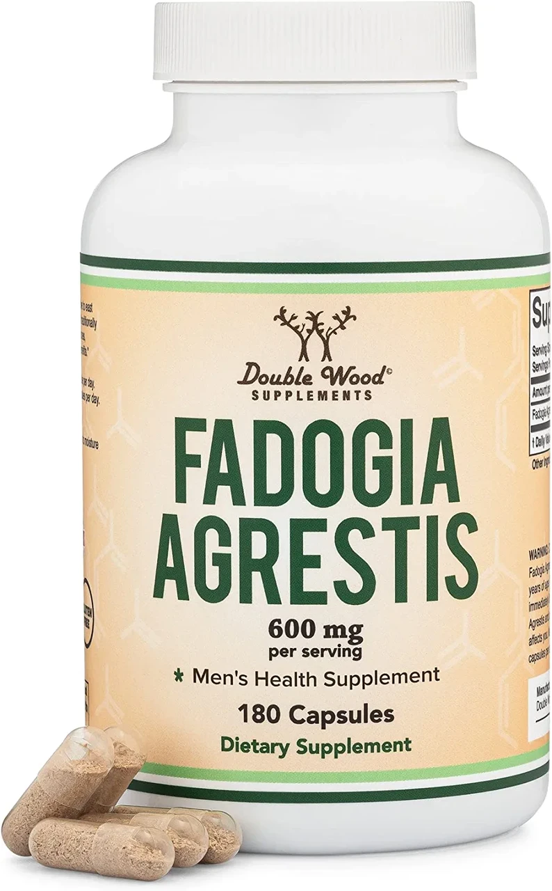 Double Wood Fadogia / Фадогія для підтримки рівня тестостерону в чоловіків 180 капсул