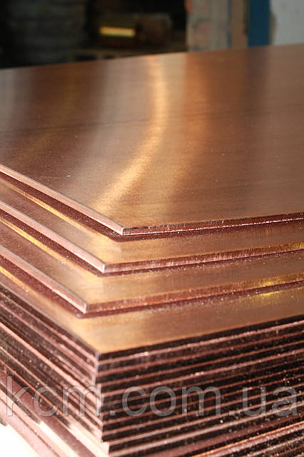Мідний лист 1мм, фото 1