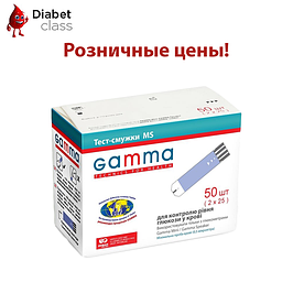 Тест-смужки в роздріб для глюкометра Gamma ms (Гамма МС)