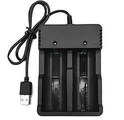 Зарядний пристрій для акумуляторів USB Li-ion Charger MS-5D82A 4.2V/2A з 2 слотами    Luxprice