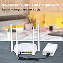 Перетворювач напруги 5 В-12 В USB — 5.5x2.1. Кабель перехідник для Wi Fi-роутера, відеокамер 12 В., фото 7