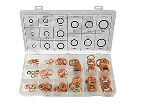 Набір шайб мідних 150шт. (G02807)    Luxprice