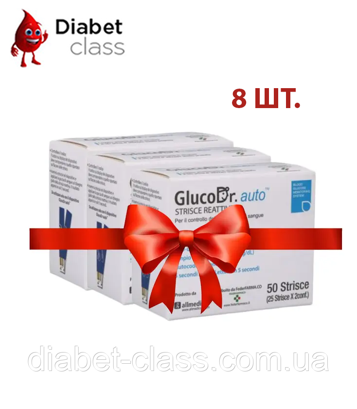 Смужки для глюкометра Глюко Доктор Ауто — 400 штук — GlucoDr. Auto A