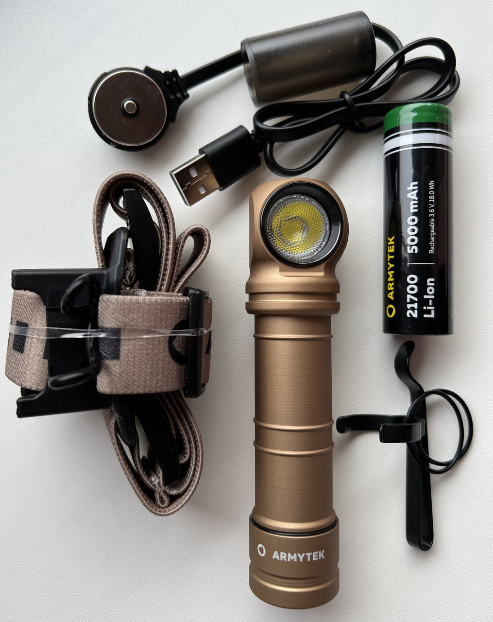 Багатофункціональний ліхтарм Armytek Wizard C2 Pro Max Olive v4 XHP70.2 Magnet USB з білим світлом
