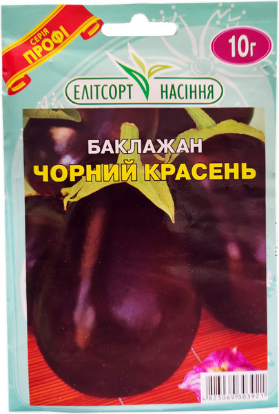 Насіння баклажан Чорний Красень 10 г ранньостиглий, фото 1