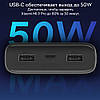 Повербанк Xiaomi Mi 50W Power Bank 3 20000 mAh потужний Power bank із швидкою зарядкою для ноутбука, смартфона, фото 6