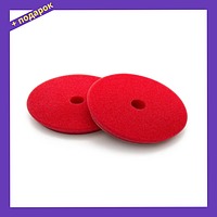 Полировальный круг Red Medium pad. Круг для полировки средней жесткости. Полировочный круг 75 мм