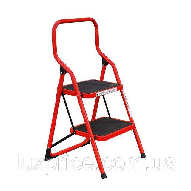 Драбина, 2 щаблі 380*260 мм, висота 889 мм INTERTOOL LT-0032    Luxprice, фото 1