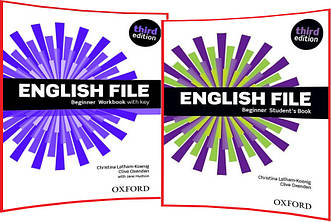 English File Beginner. Student's+Workbook. Комплект книг з англійської мови. Підручник+Зошит. Oxford