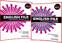 English File Intermediate Plus. Student's+Workbook. Комплект книг з англійської мови. Підручник+Зошит. Oxford