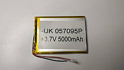 Акумулятор з контролером заряду Li-Pol PL057095 3,7V 5000 mAh (5*66*94 мм)
