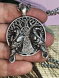 Кулон "Два ворона на родовому дереві" на ланцюжку від студії LadyStyle.Biz, фото 5