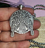 Кулон "Два ворона на родовому дереві" на ланцюжку від студії LadyStyle.Biz, фото 3