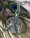 Кулон "Два ворона на родовому дереві" на ланцюжку від студії LadyStyle.Biz, фото 8