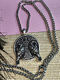 Кулон "Два ворона на родовому дереві" на ланцюжку від студії LadyStyle.Biz, фото 7