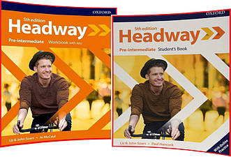 Headway Pre-Intermediate. Student's+Workbook. Комплект книг з англійської мови. Підручник+Зошит. Oxford