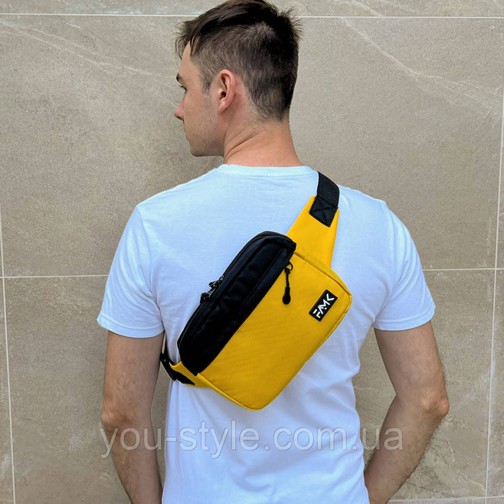 Поясна сумка R3 Yellow black