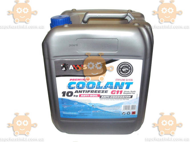 Купити Антифриз G11 BLUE Сoolant каністра 10кг СИНІЙ (тосол, рідина, що ...
