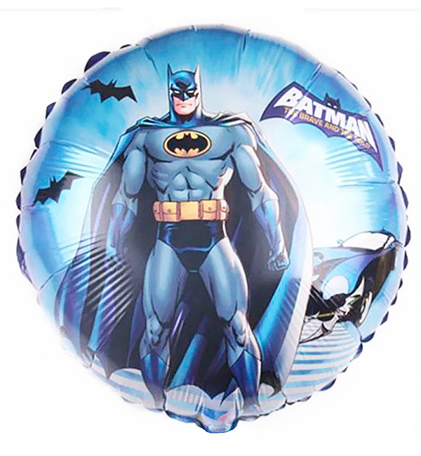 Фольгована кулька "Бетмен" Ø - 45 см