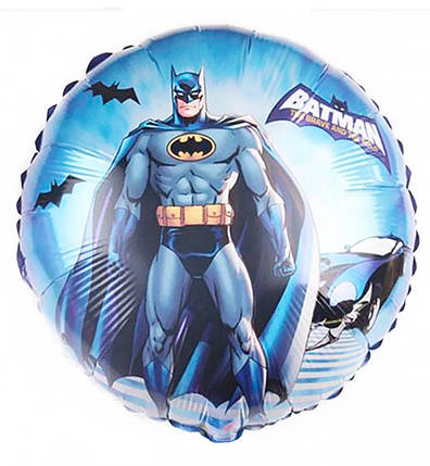 Фольгована кулька "Бетмен" Ø - 45 см, фото 1