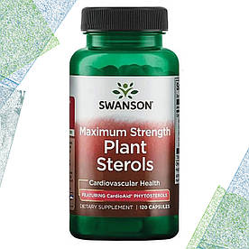 Для серця Swanson Plant Sterols Cardiovascular Health 120 капсул