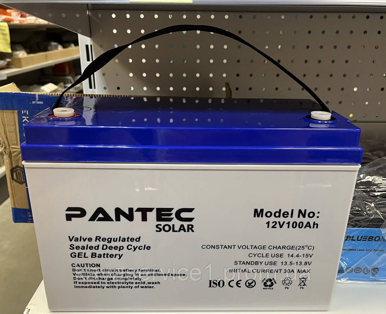 Гелевый аккумулятор 12V 100Ah Pantec Solar с глубоким циклом, цена ...