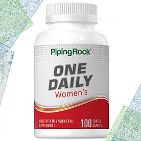 Комплекс для жінок Piping Rock One Daily women's 100 таблеток (каплетс)