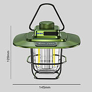 Світильник в стилі Loft (Ретро) на акумуляторі 18650 USB Type-C, стильний кемпінговий світлодіодний ліхтар, фото 6